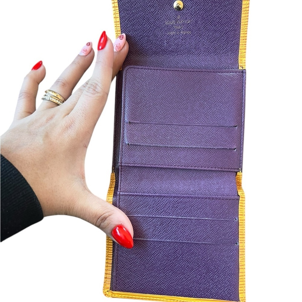 Louis Vuitton Epi Leather Wallet - Yellow! - Picture 9 of 11